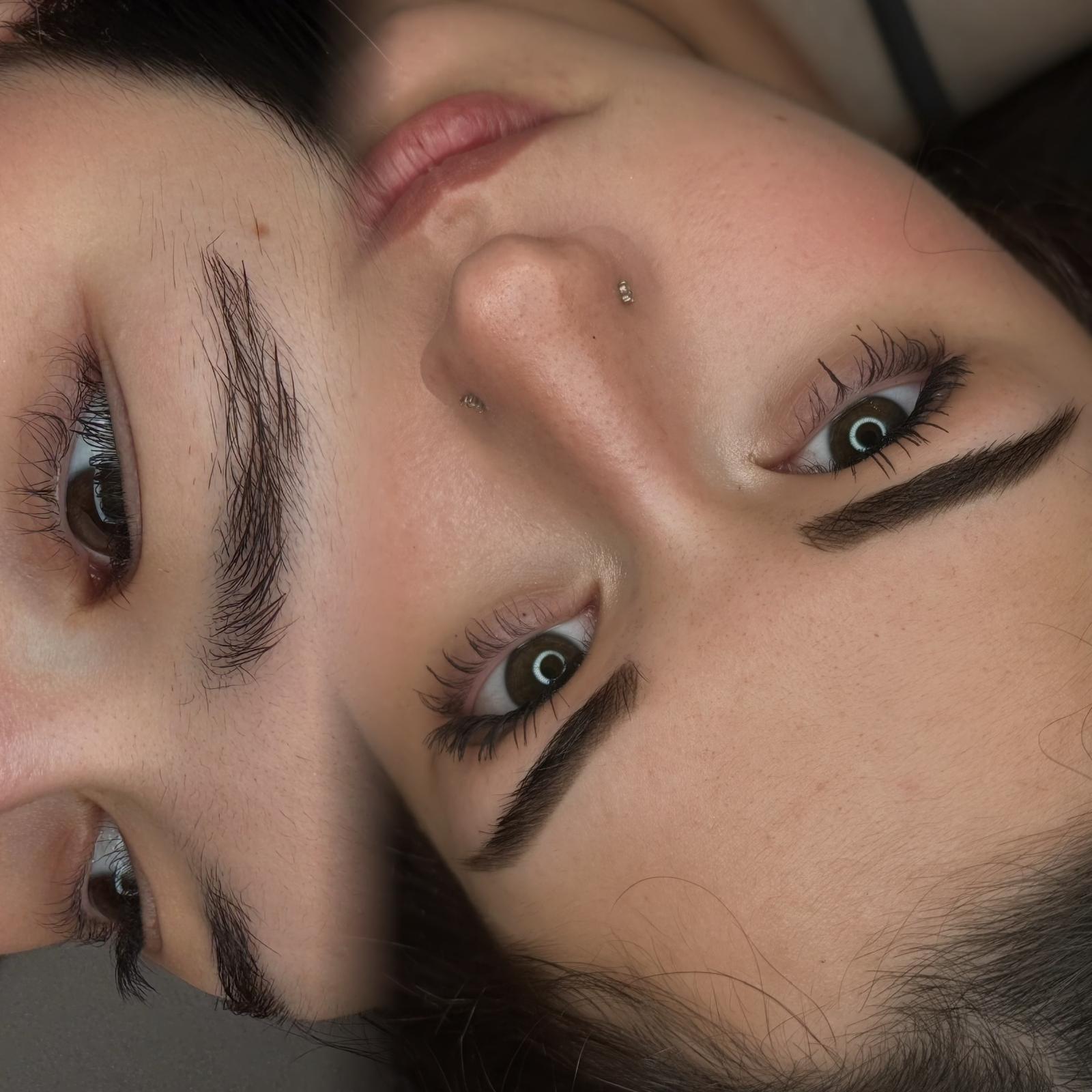 Prima e dopo trucco permanente Roma 08